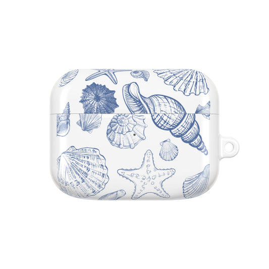 Seashell AirPod Cases | Coastal Vibes, Sea Lover Gift, Beach Aesthetic, Ocean-Inspired Accessory, Travel Case